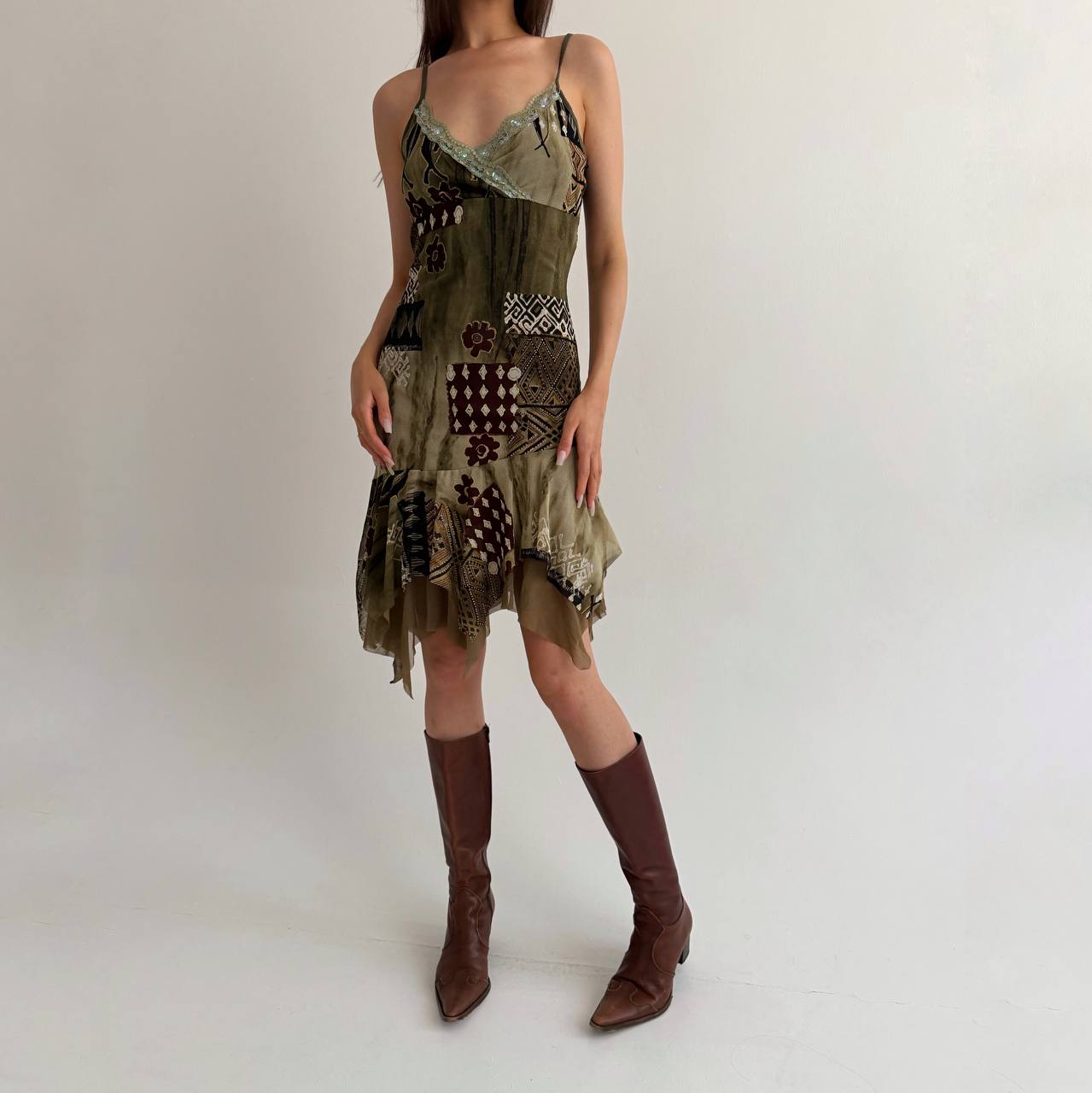 Vintage Y2K printed dress
