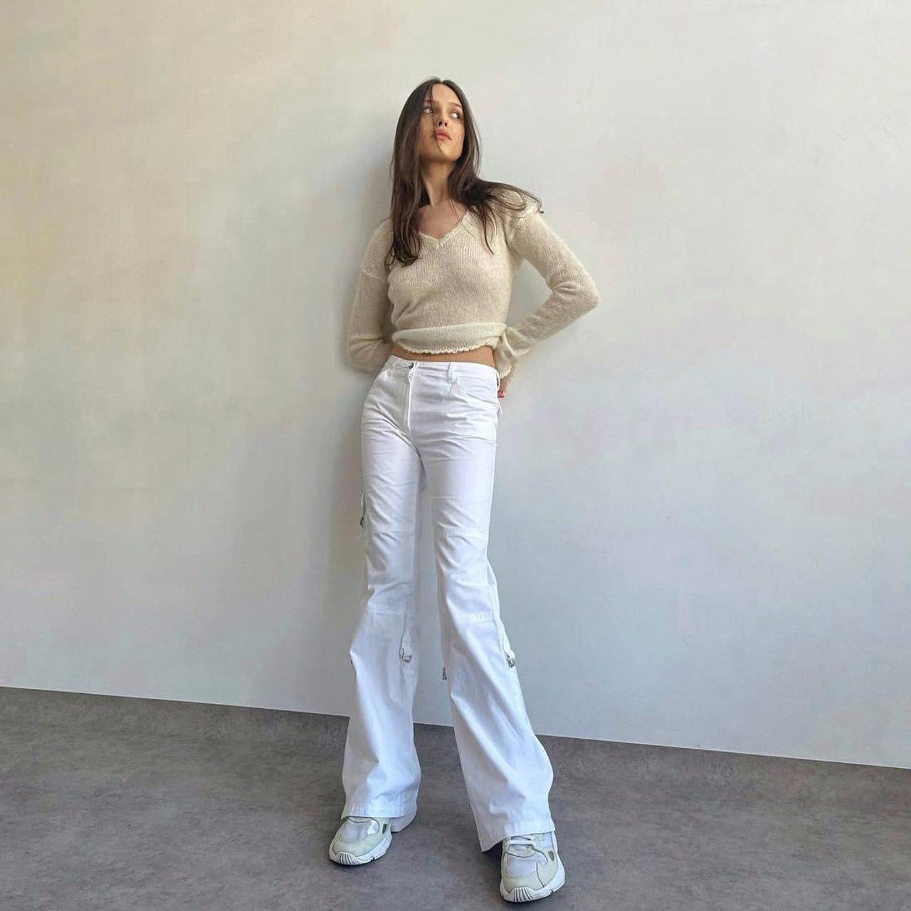 Vintage white cargo pants