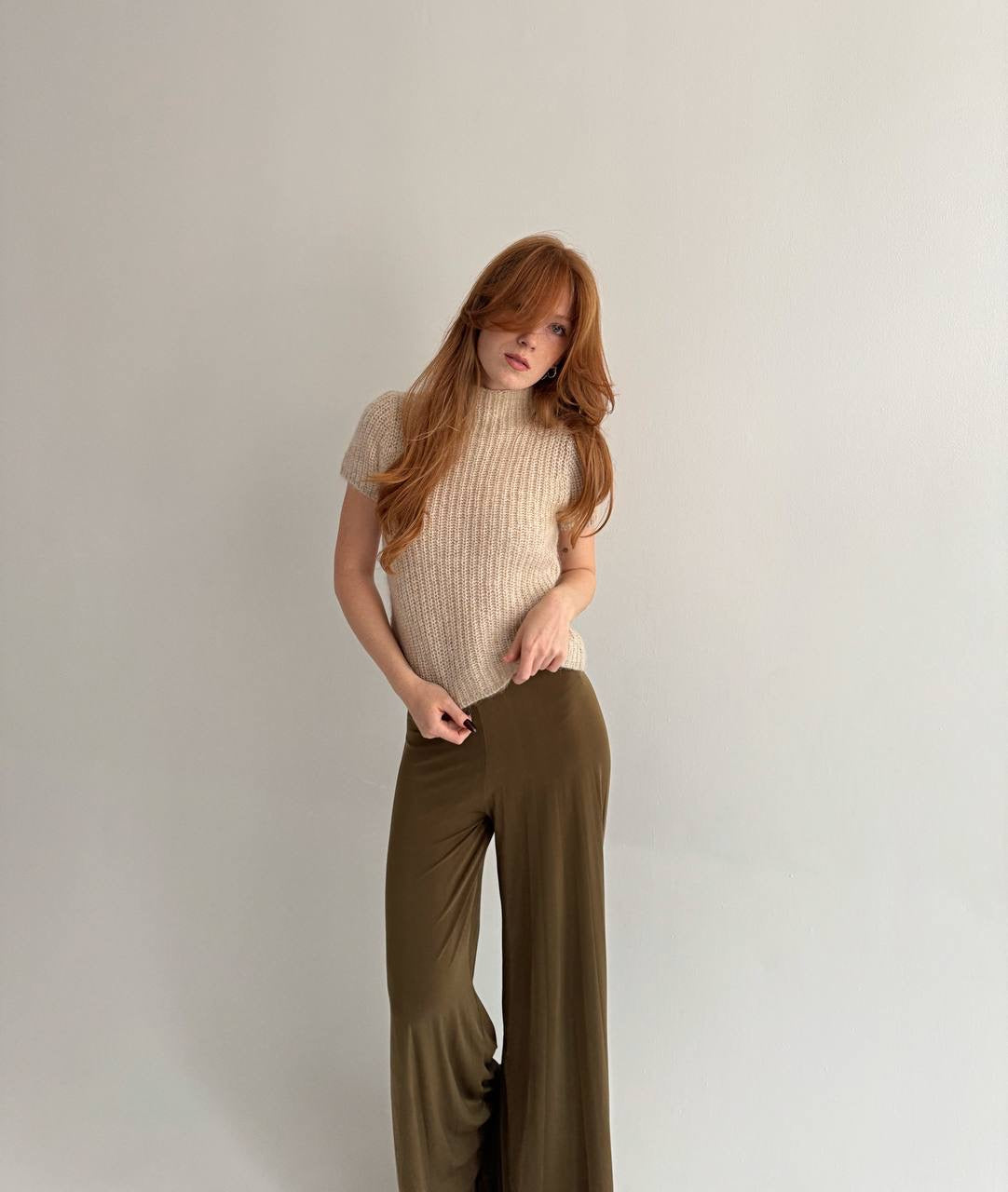 Vintage 30% mohair 30% viscose knitted jumper