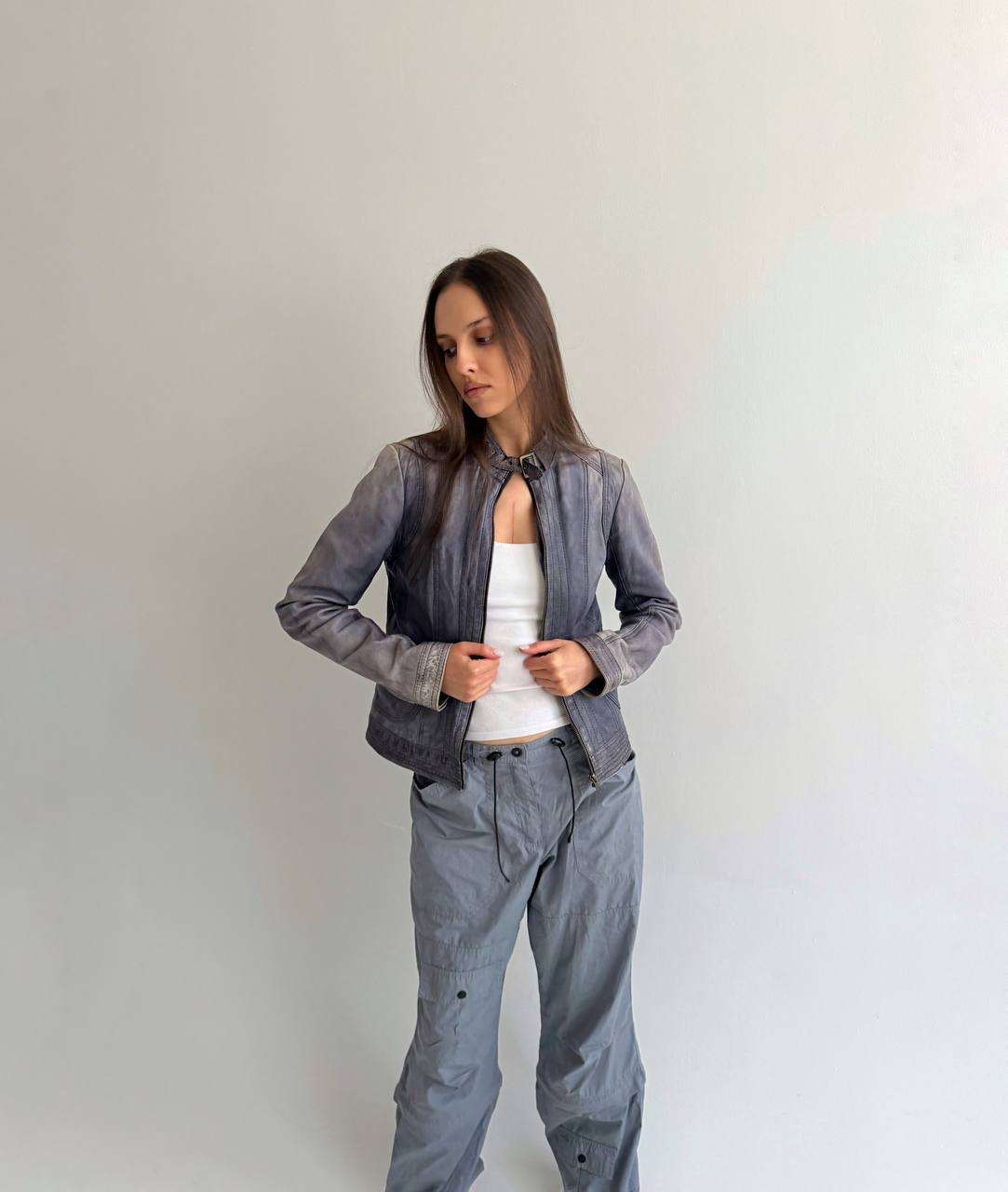 Vintage genuine leather jacket