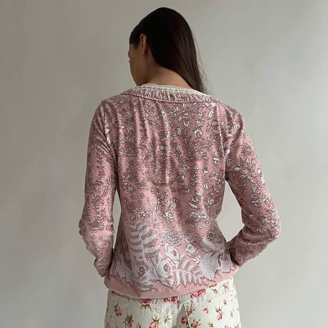 Vintage Blumarine pink cardigan