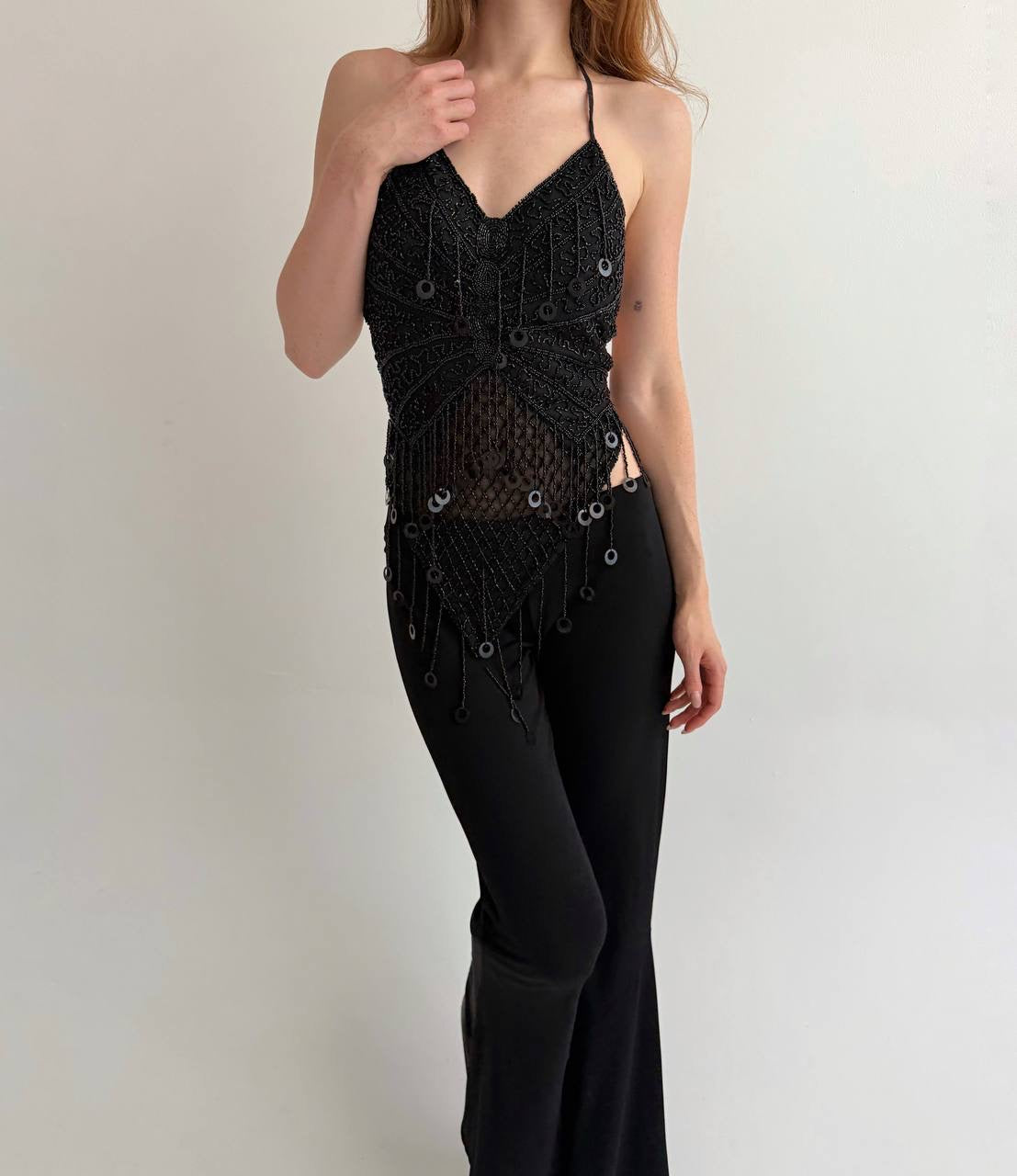 Vintage gorgeous beaded top