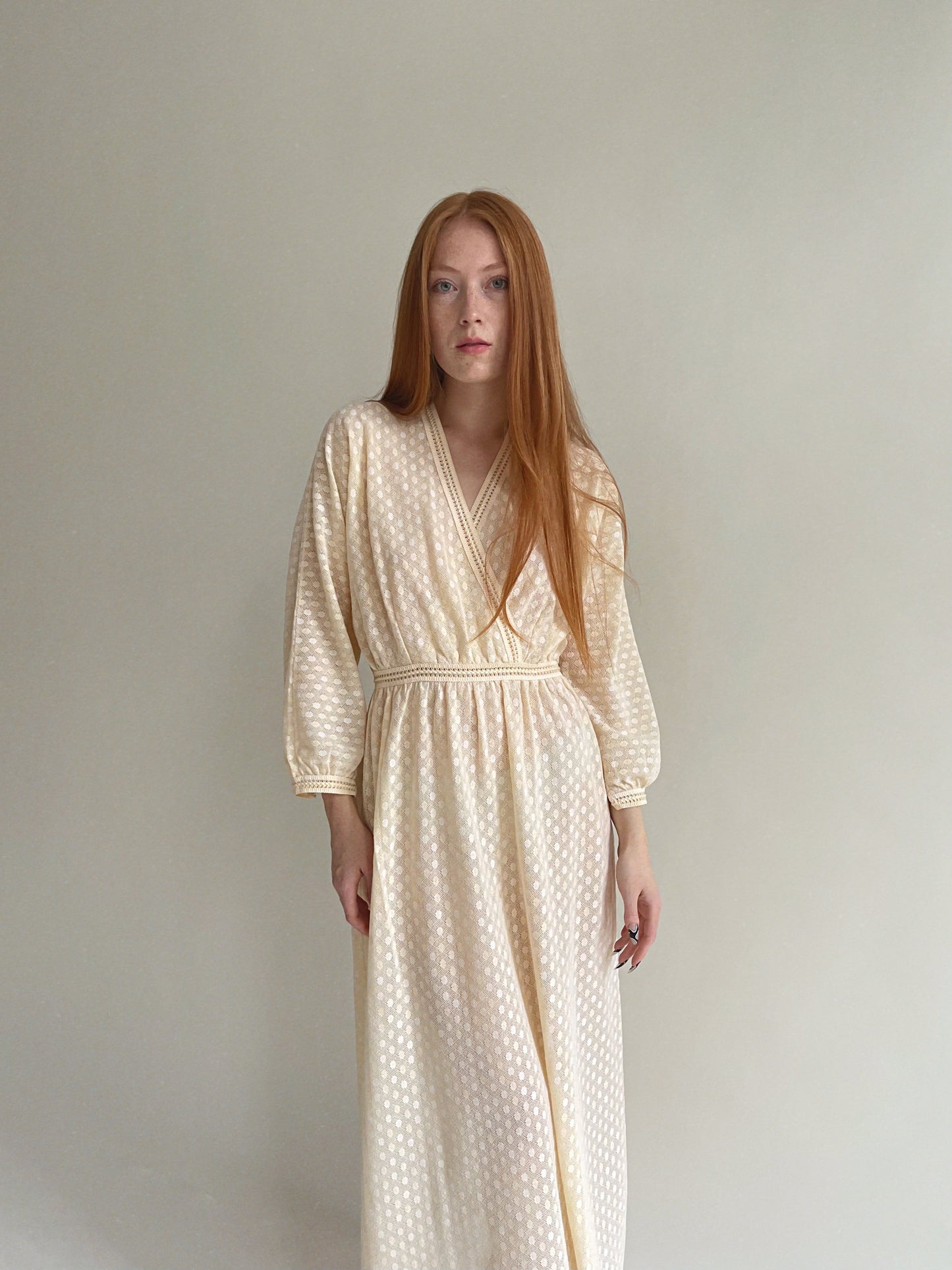 Vintage cotton blend dress