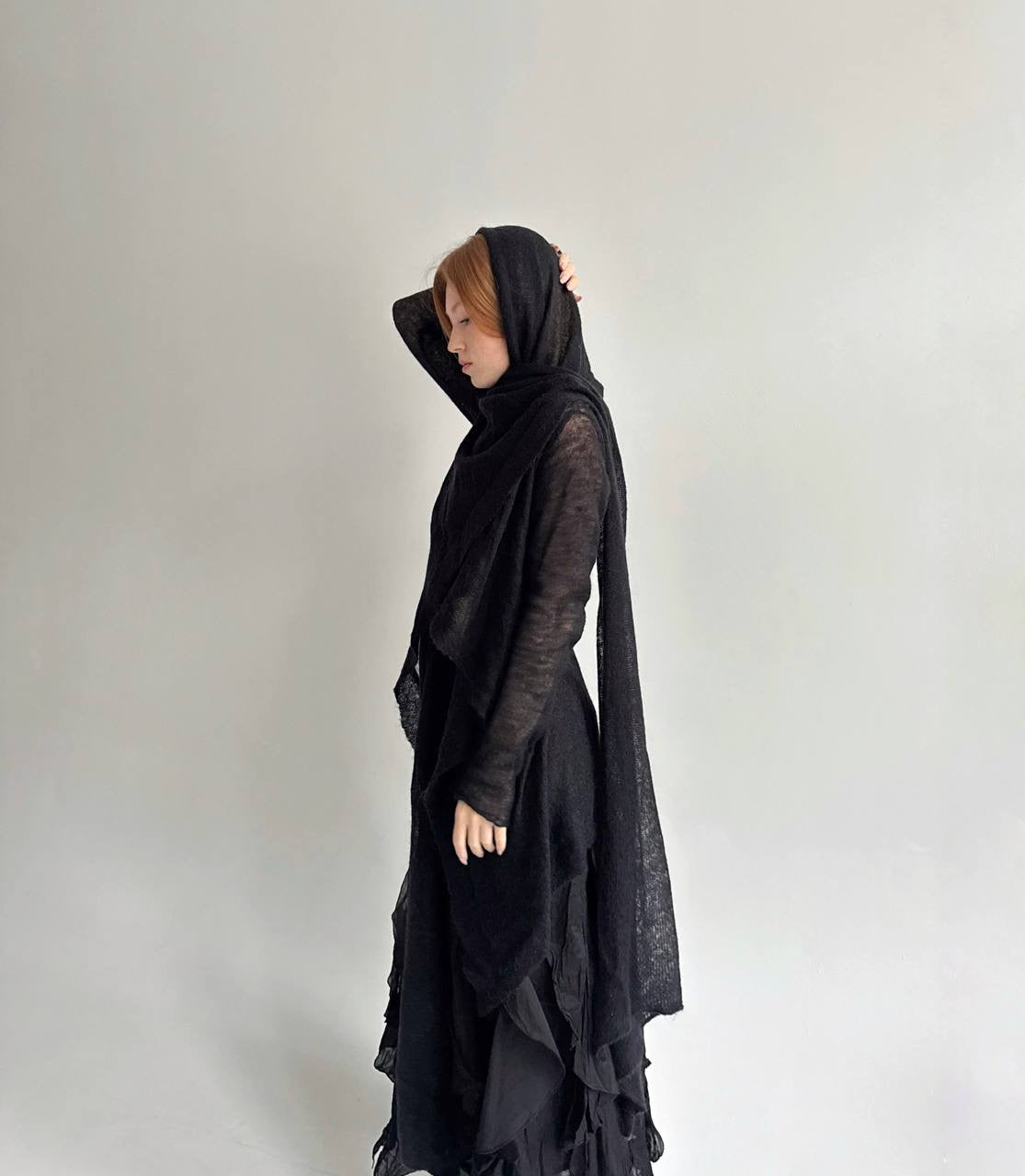 Vintage semi cardigan with long ties