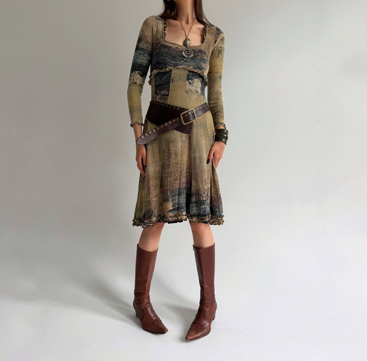 Vintage Italian printed dress