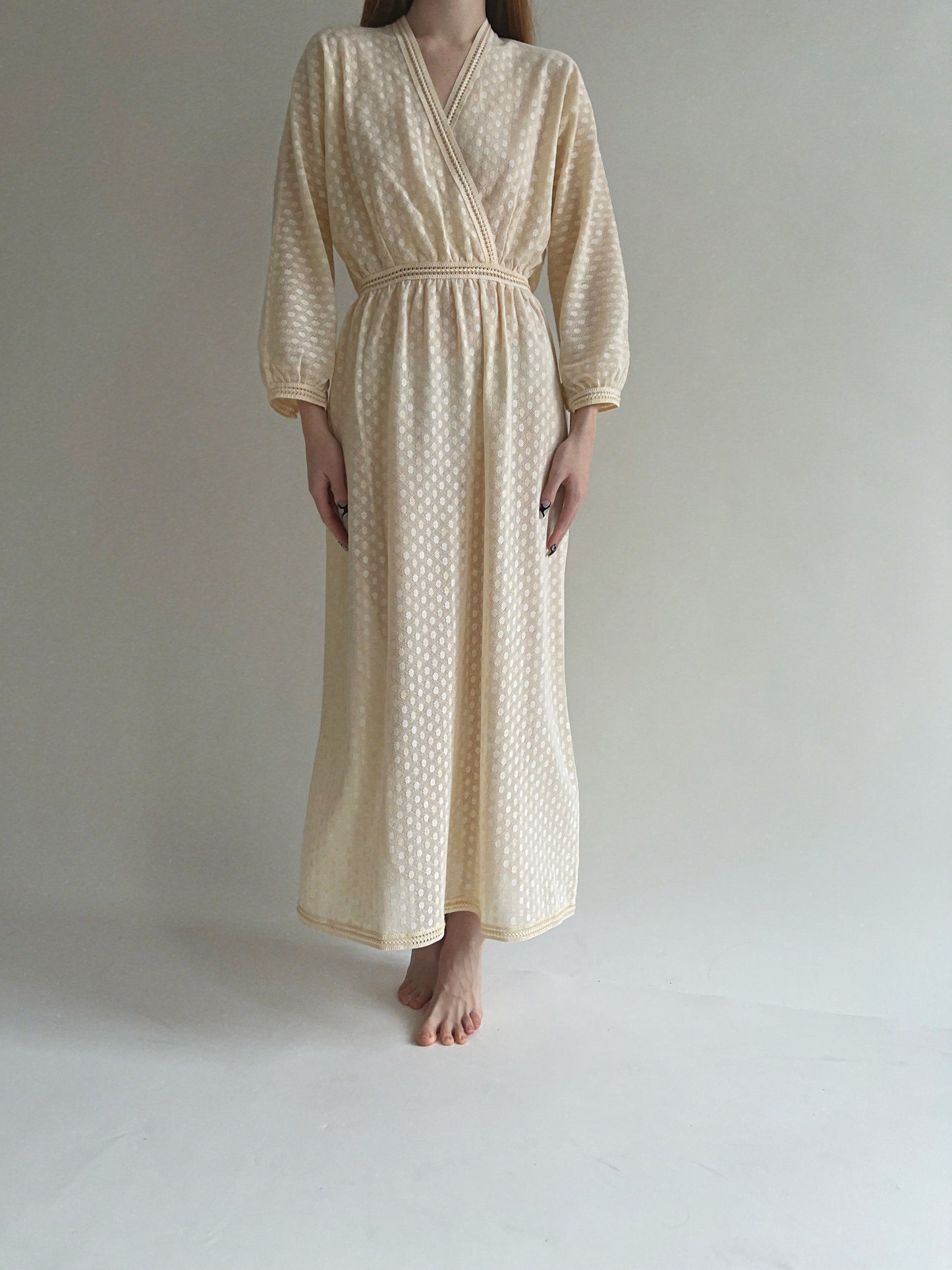 Vintage cotton blend dress