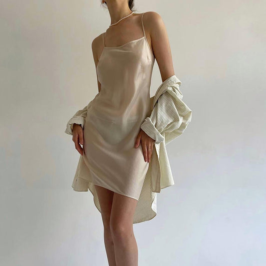 Vintage silk slip dress