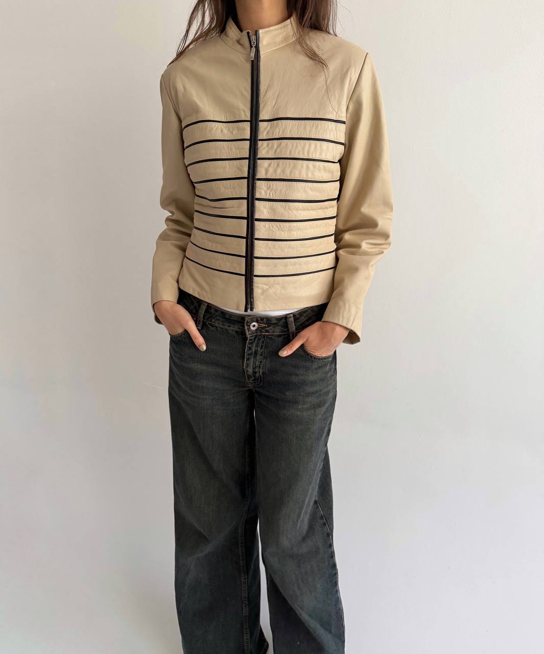 Vintage genuine leather jacket