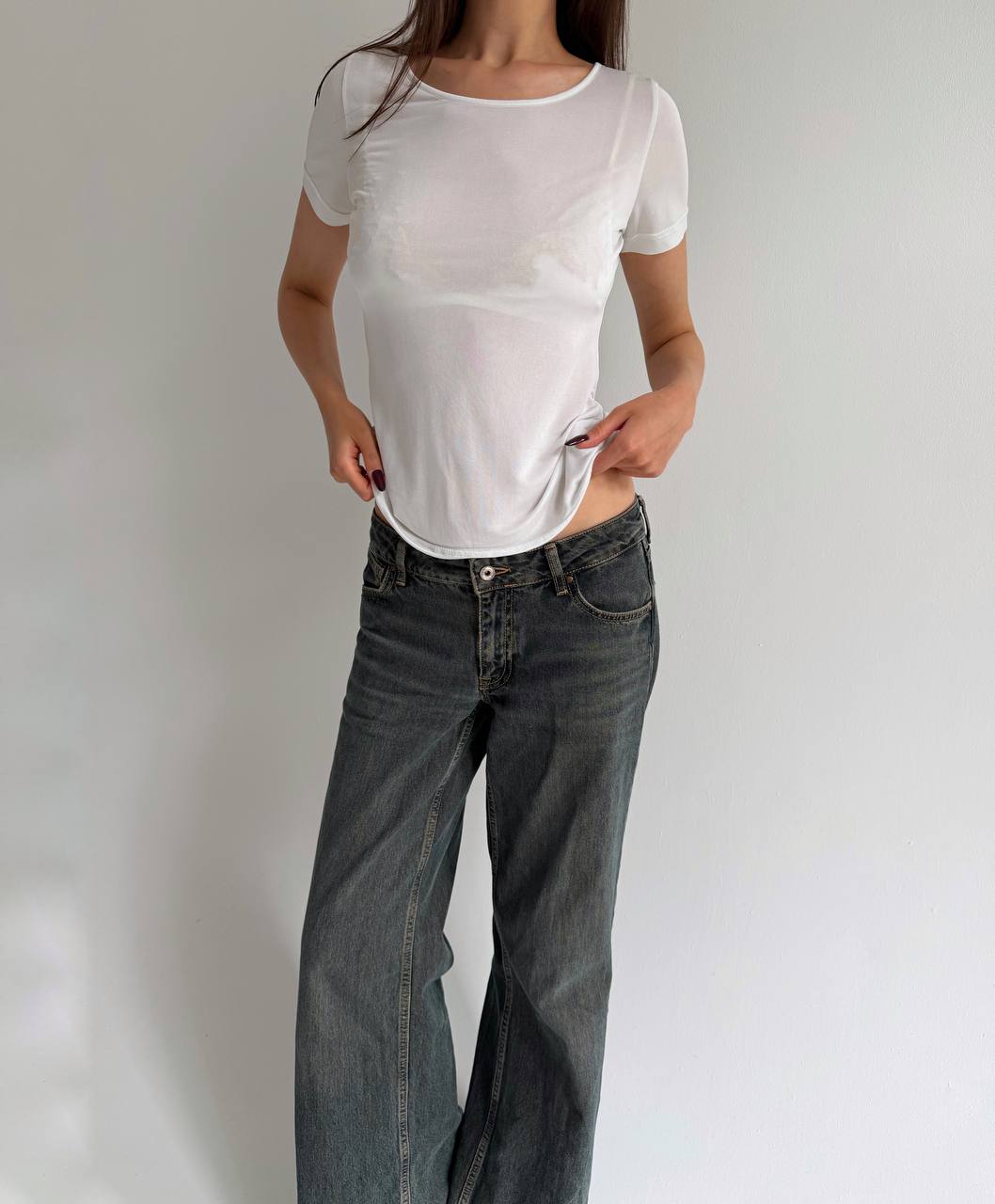 Vintage pure silk top