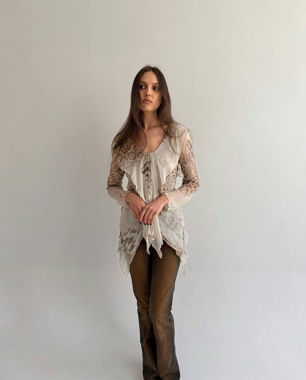 Vintage pure silk blouse