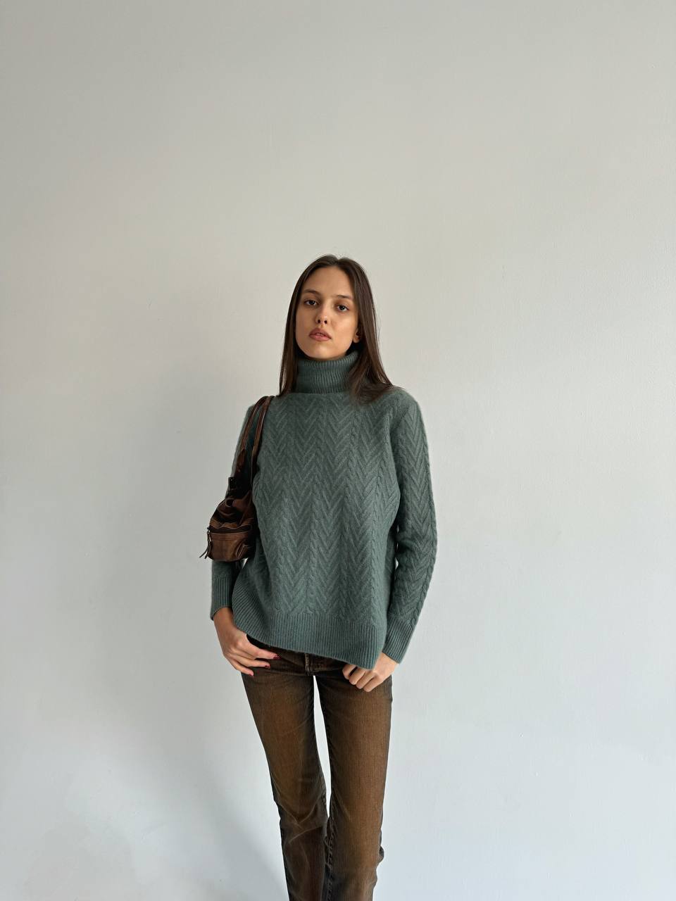 Vintage cashmere and merino wool sweater