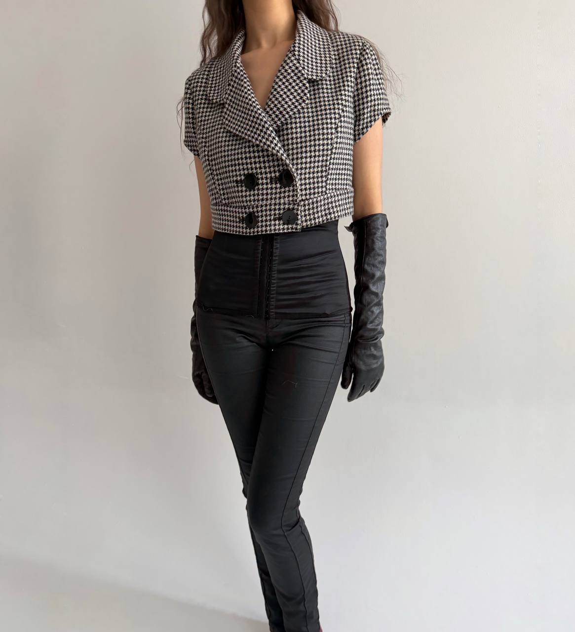 Woollen cropped jacket