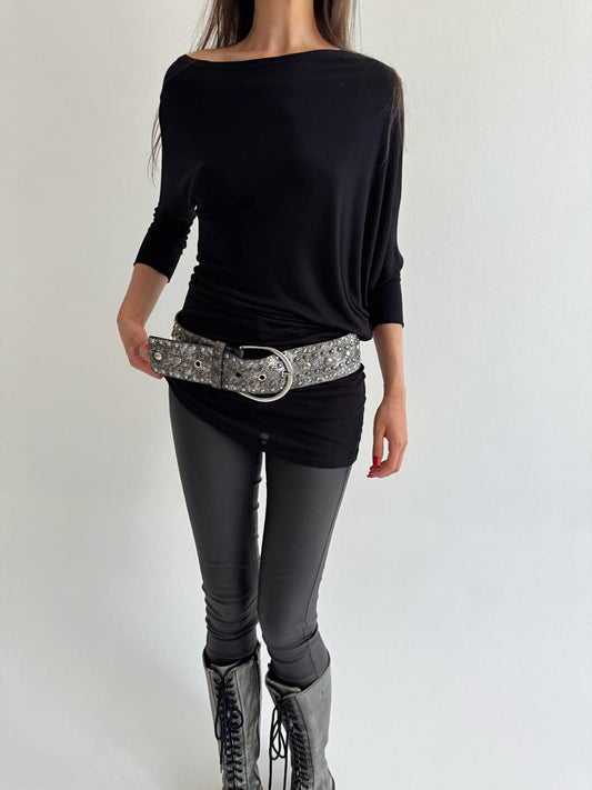 Vintage asymmetrical avant garde top