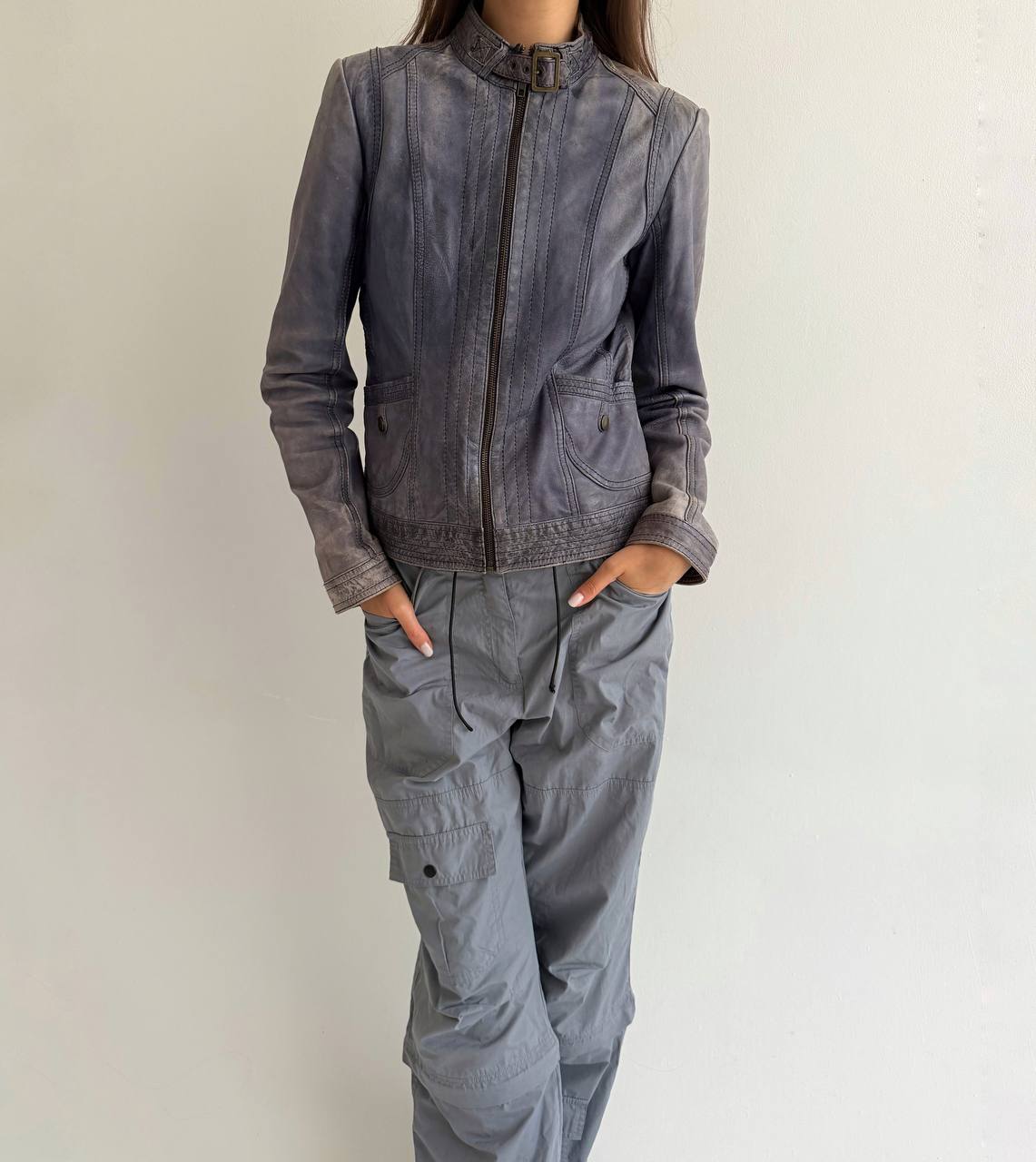 Vintage genuine leather jacket