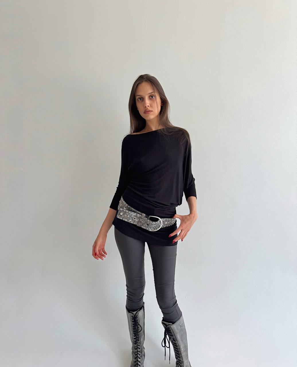 Vintage asymmetrical avant garde top
