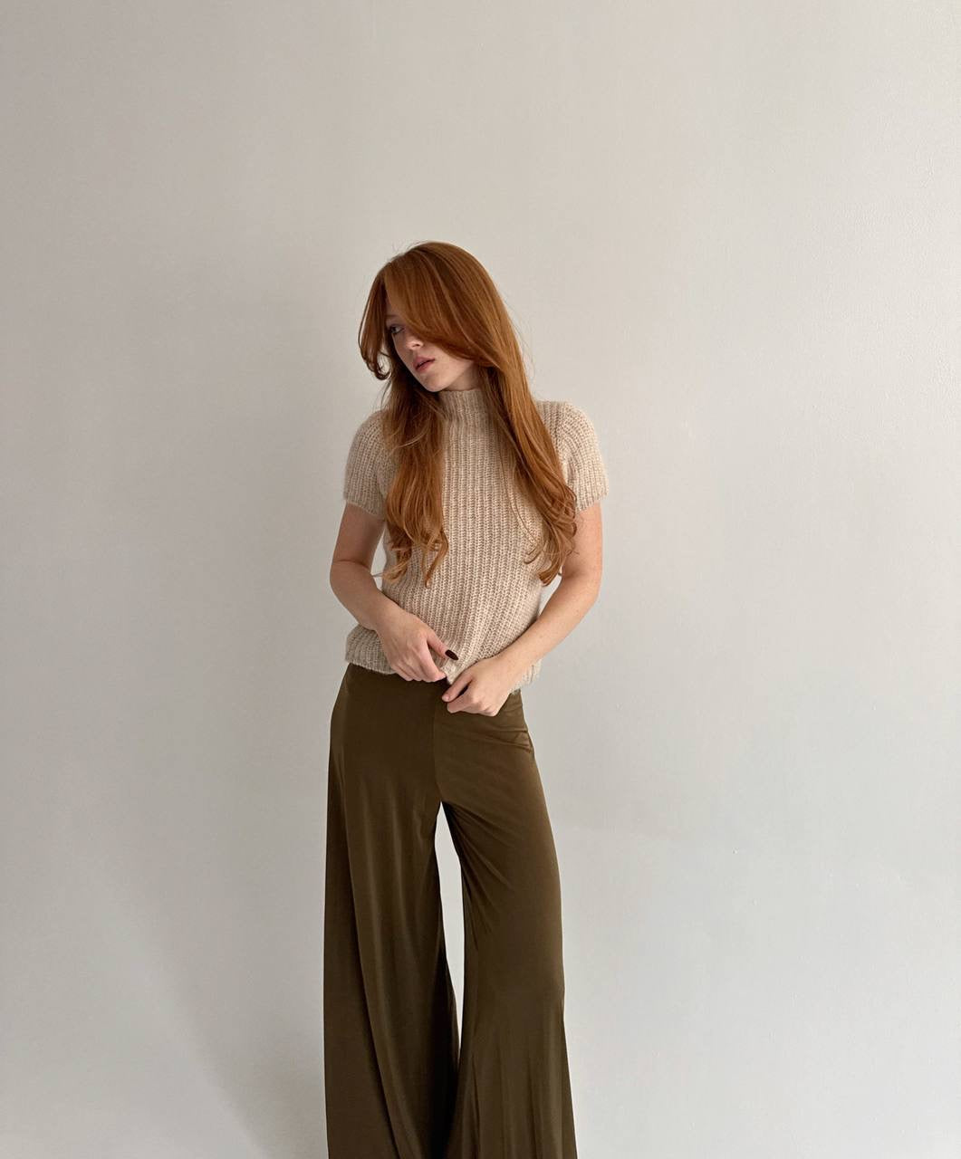 Vintage 30% mohair 30% viscose knitted jumper