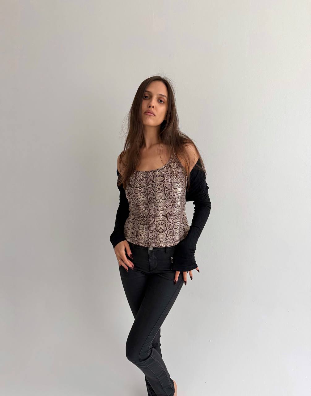 Vintage Gianfranco Ferre snake top