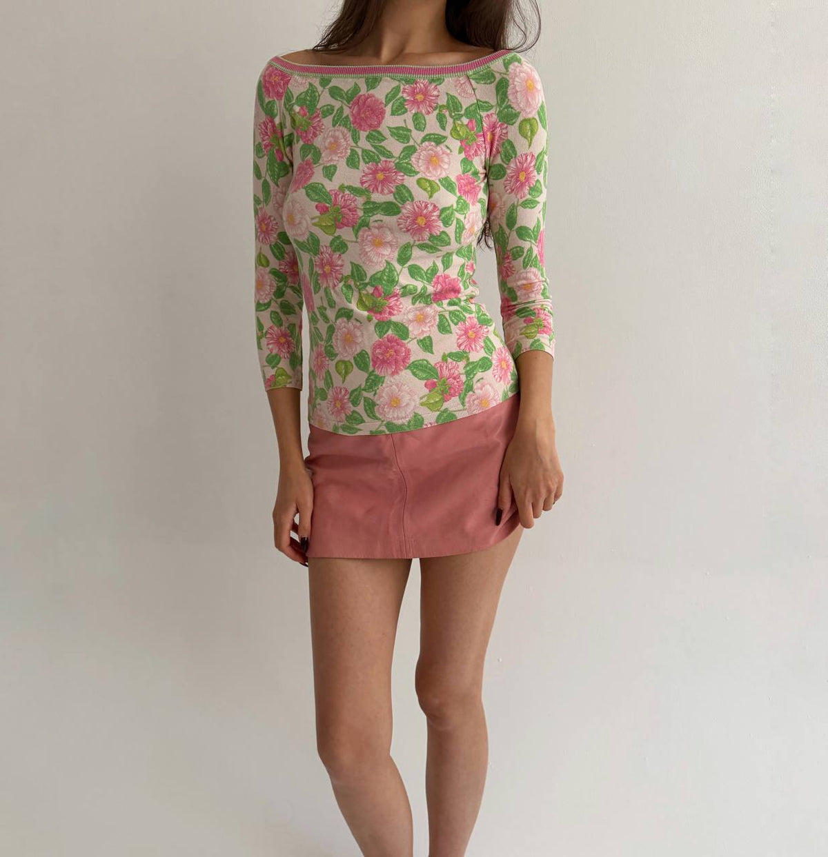 Vintage Blumarine flower blouse