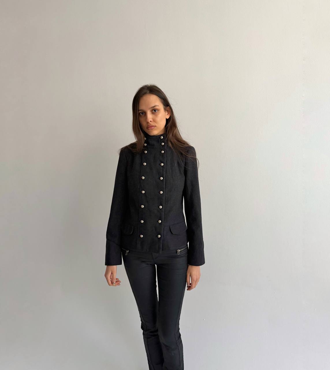 Vintage wool blend napoleon jacket