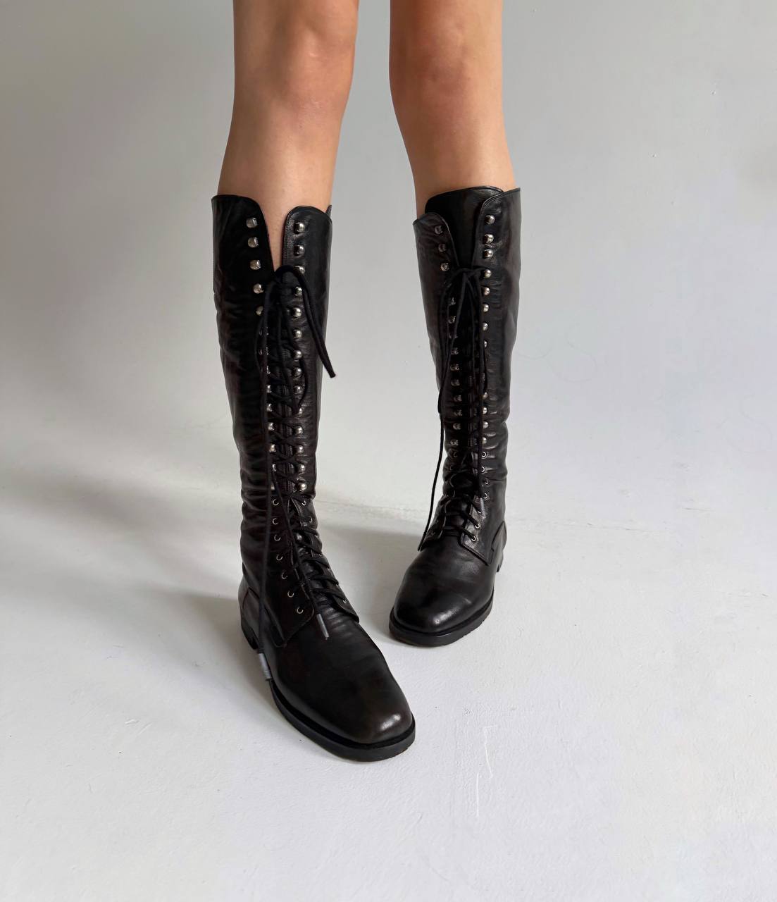 Vintage genuine leather boots