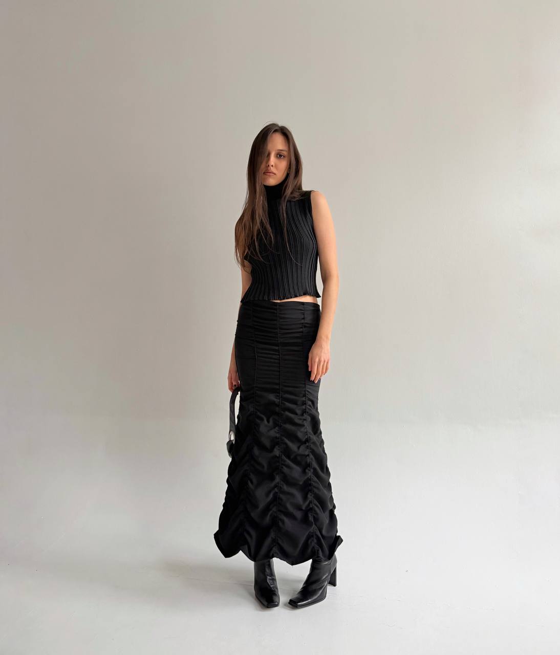 Vintage crinkle mermaid skirt