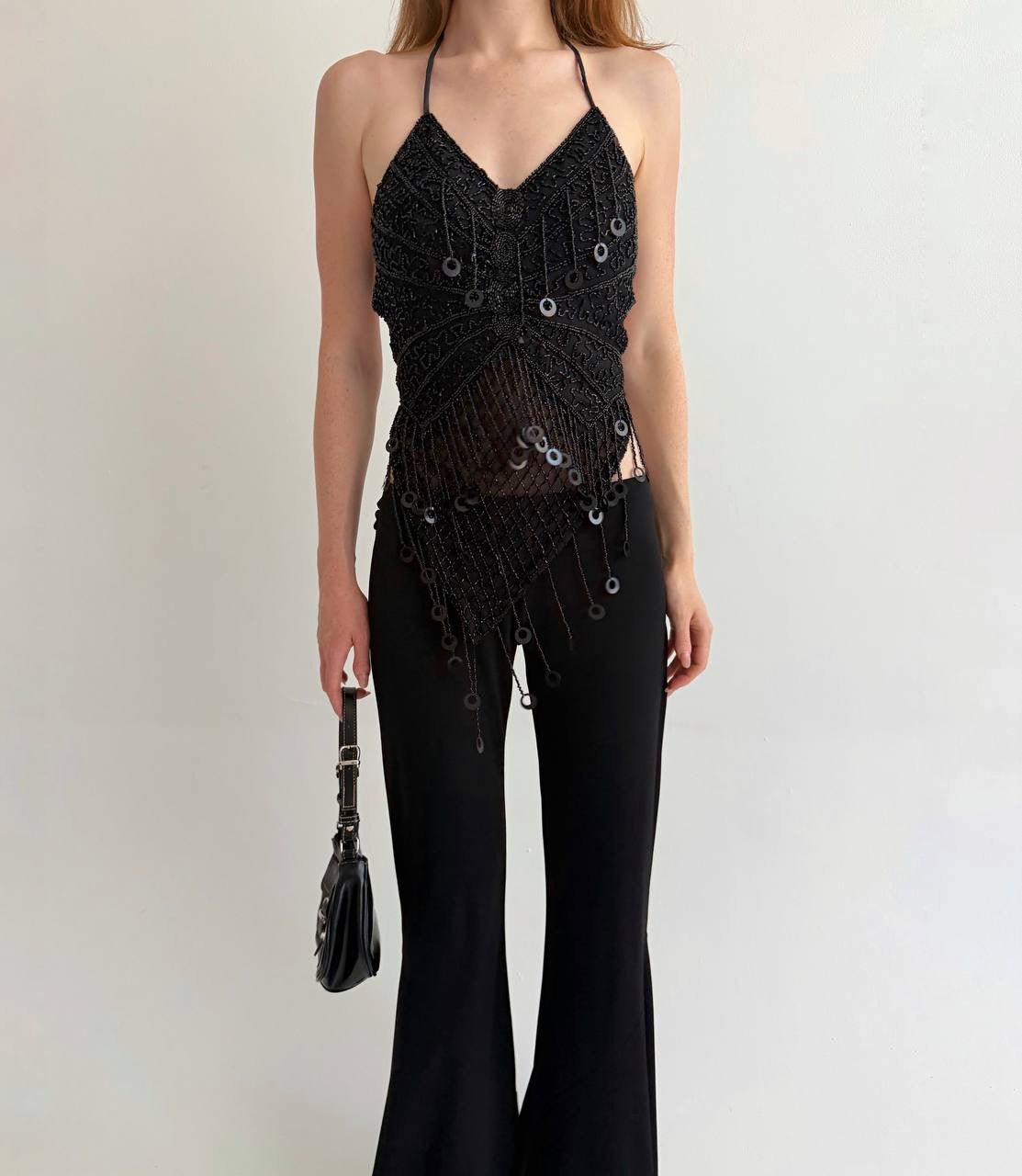 Vintage gorgeous beaded top
