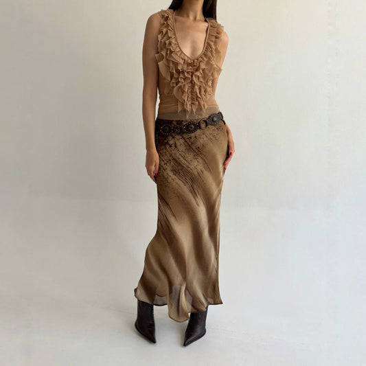 Vintage viscose skirt