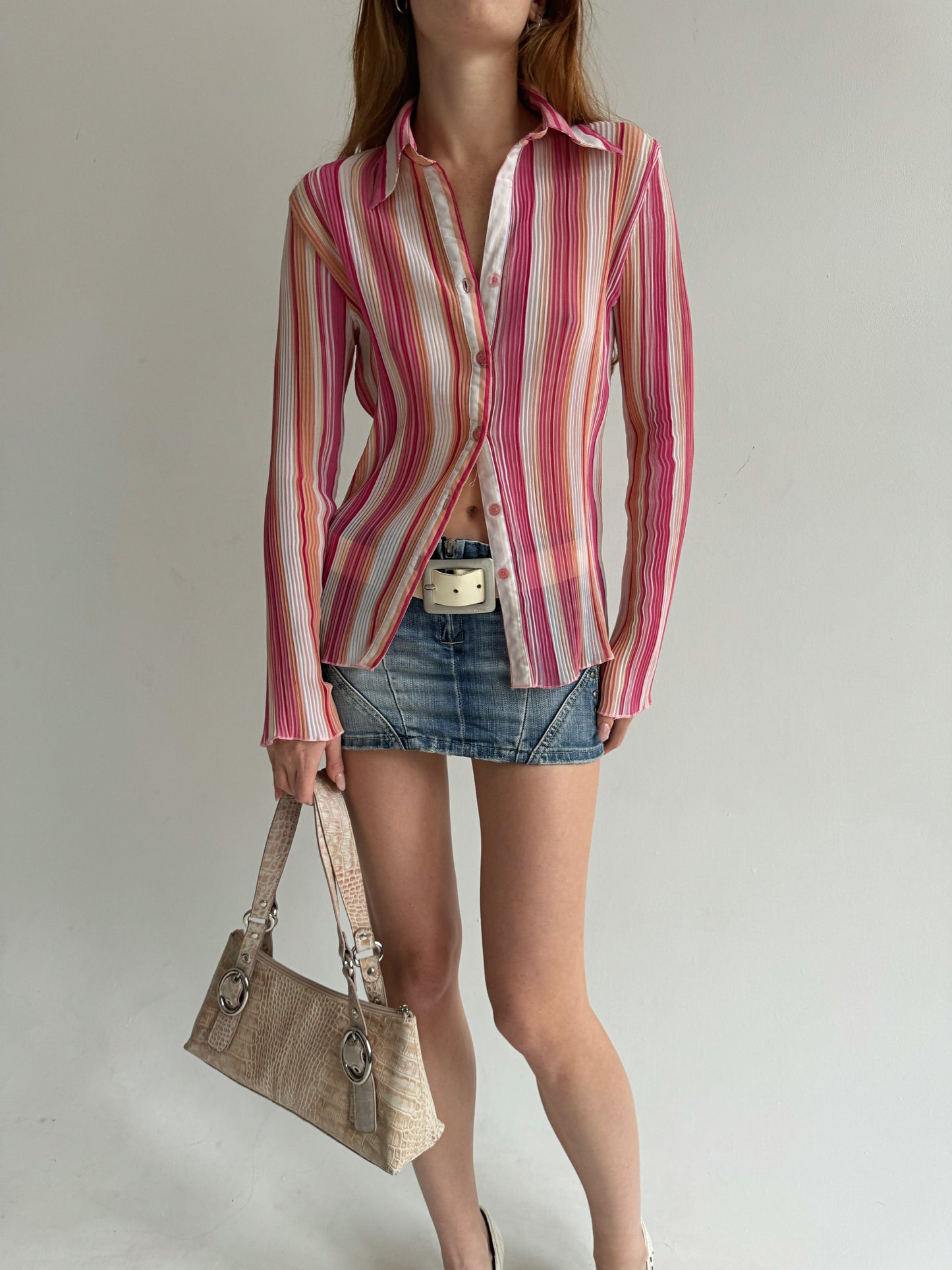 Vintage y2k viscose shirt
