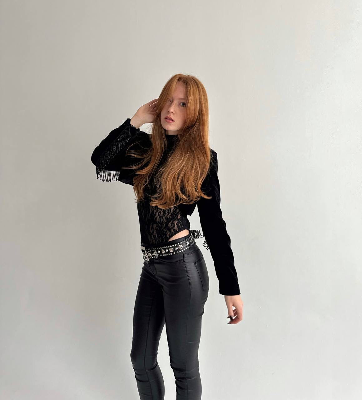 Vintage 100% cotton velvet bolero