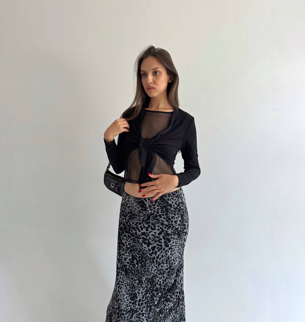 Vintage viscose wrap top