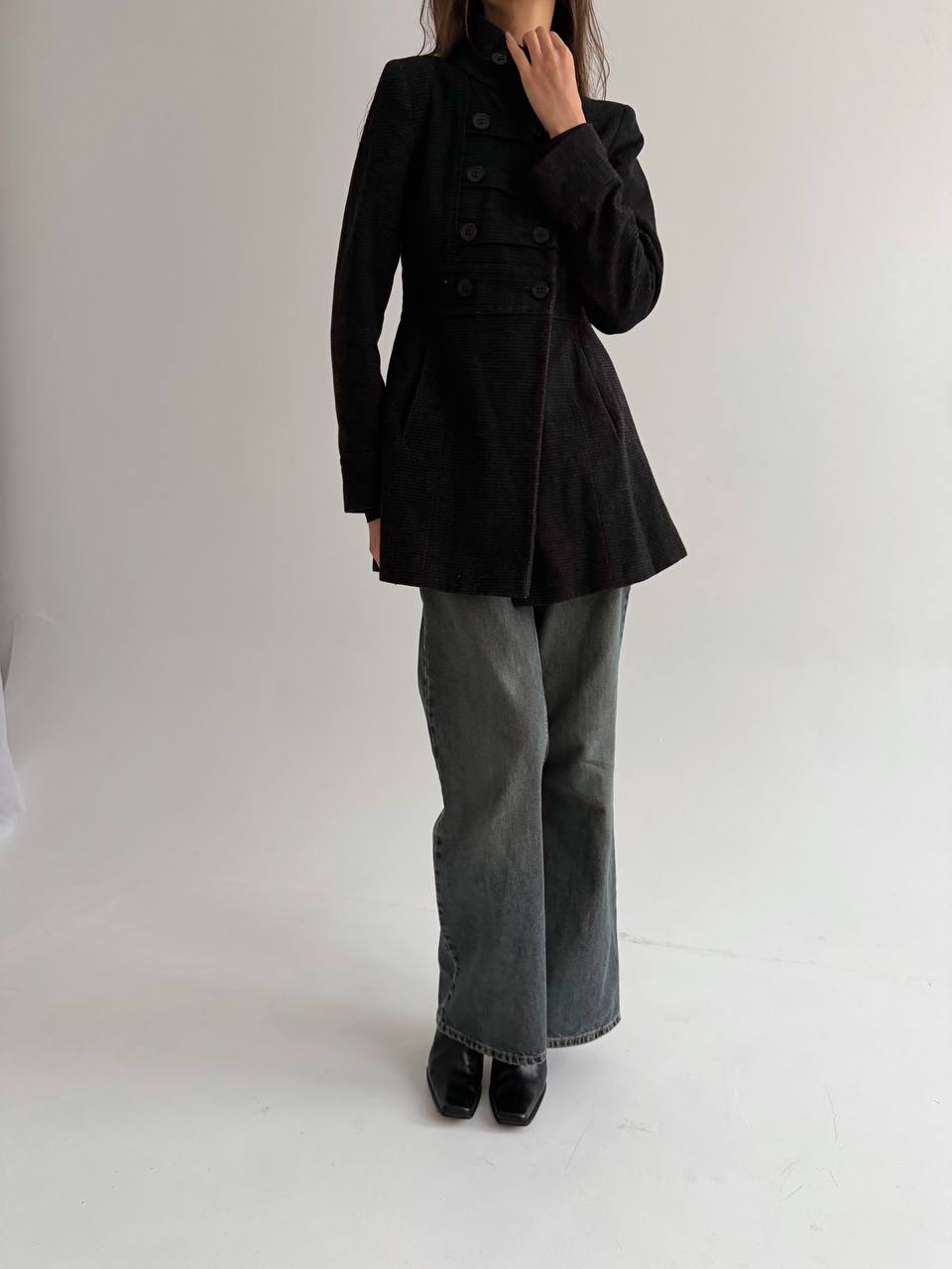 Vintage wool blend pea coat