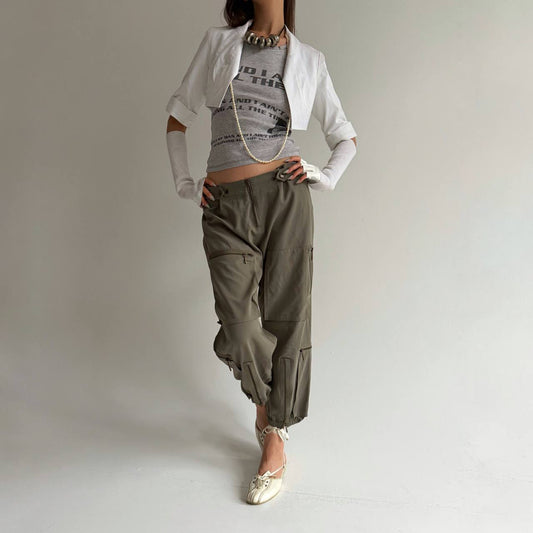 Vintage Plein Sud khaki cargo pants