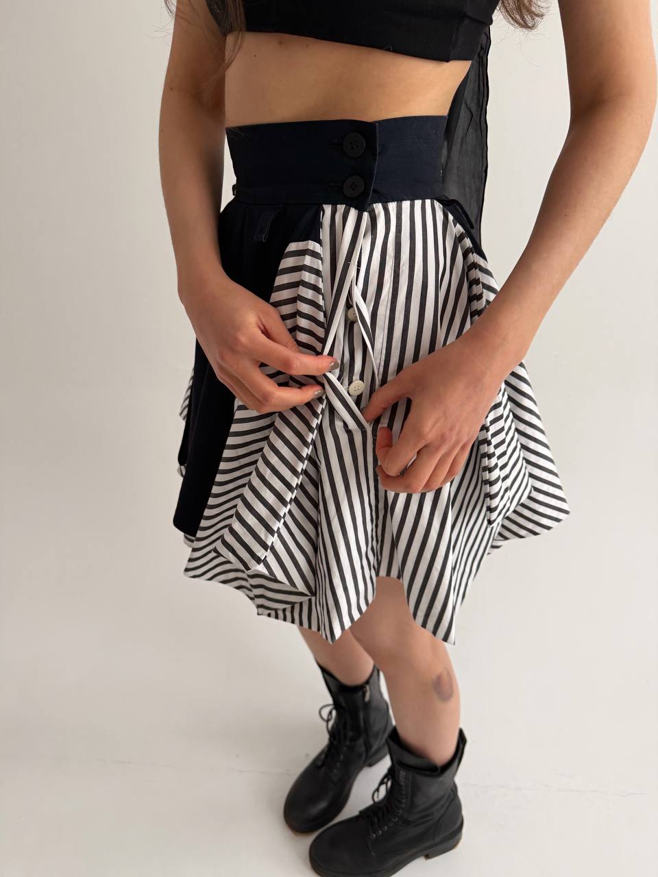 Issey Miyake SS1991 Runway Skirt, photographed by Irving Penn