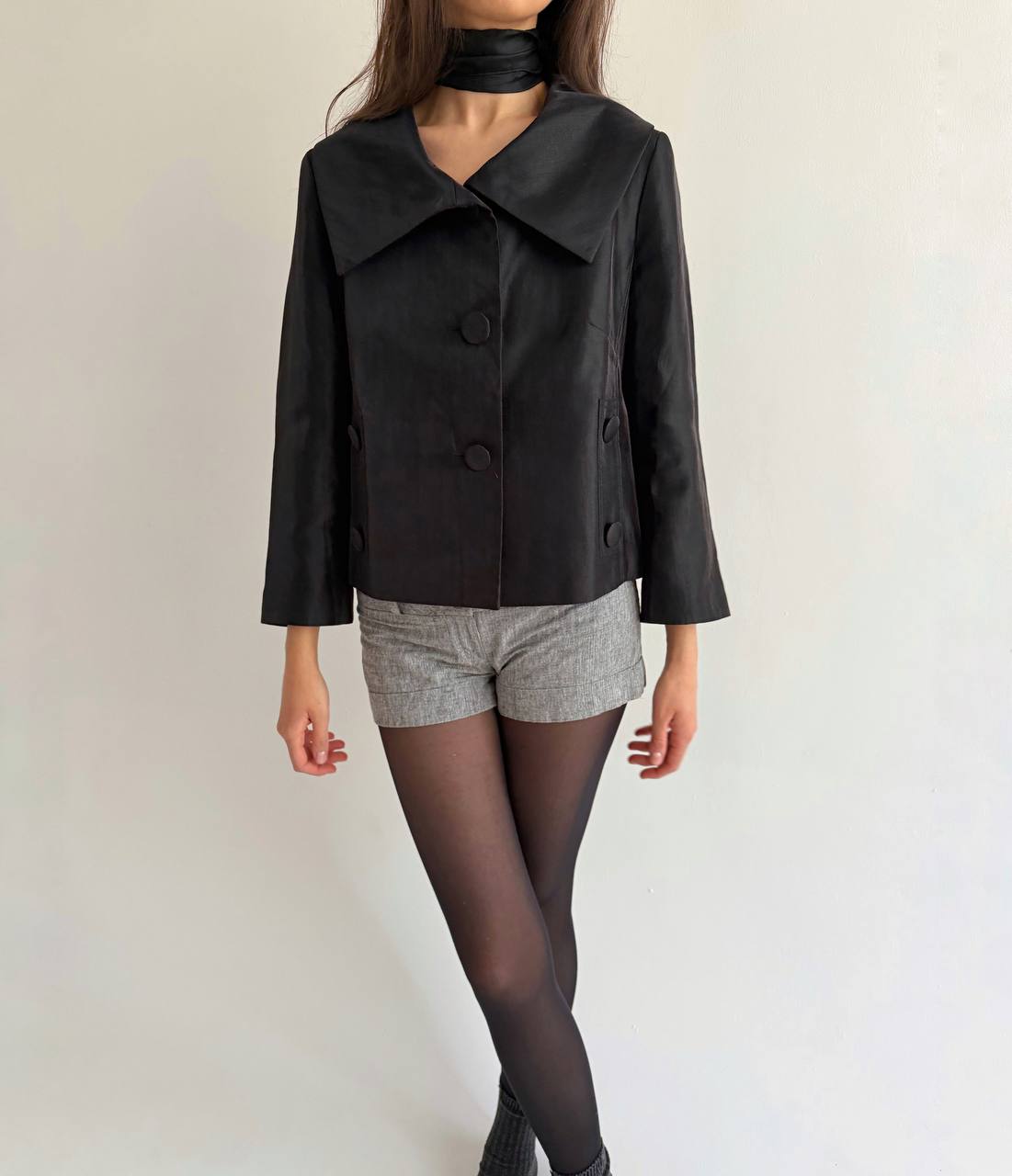 Vintage viscose button up jacket