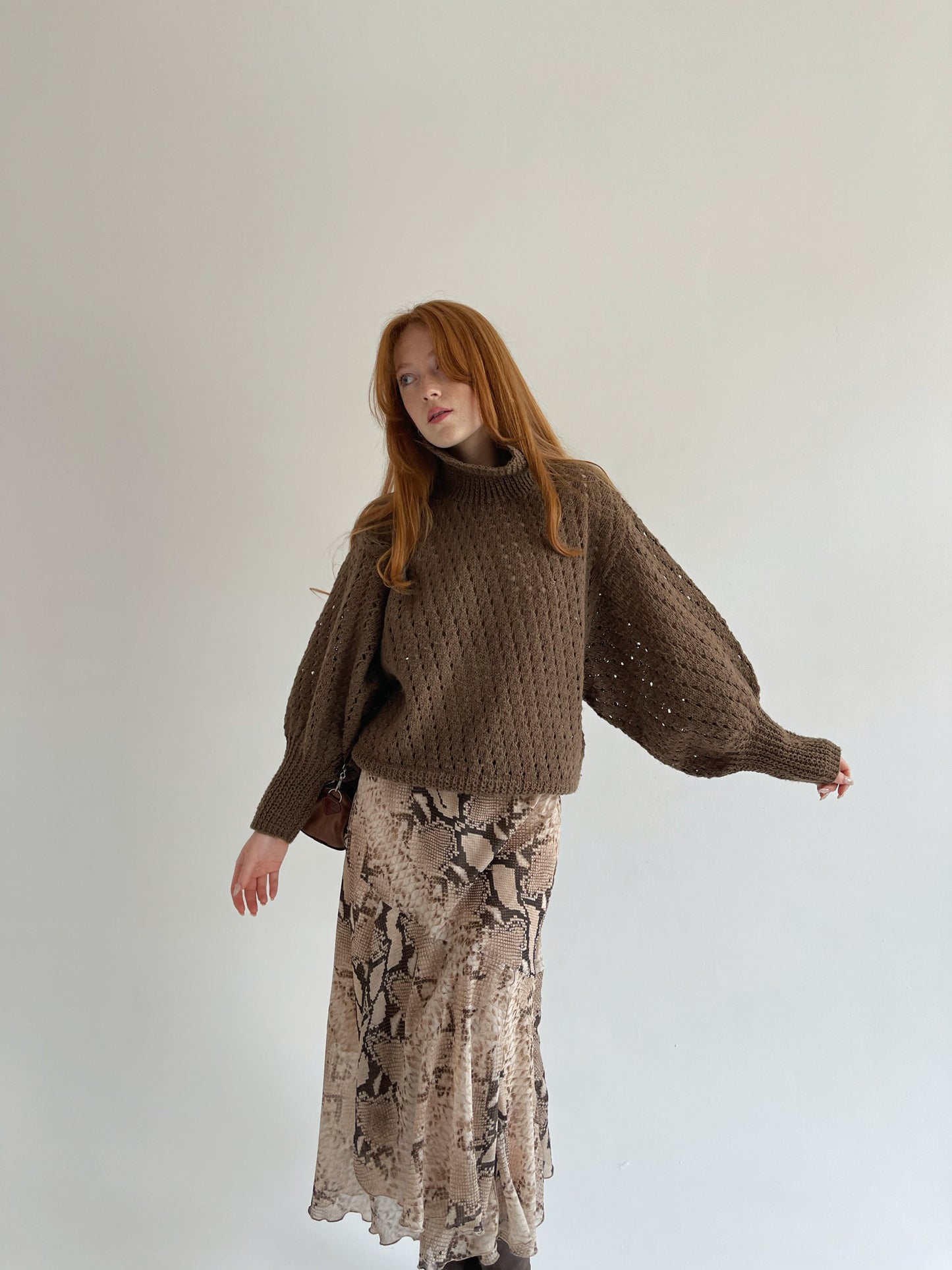 Vintage handmade knitted sweater