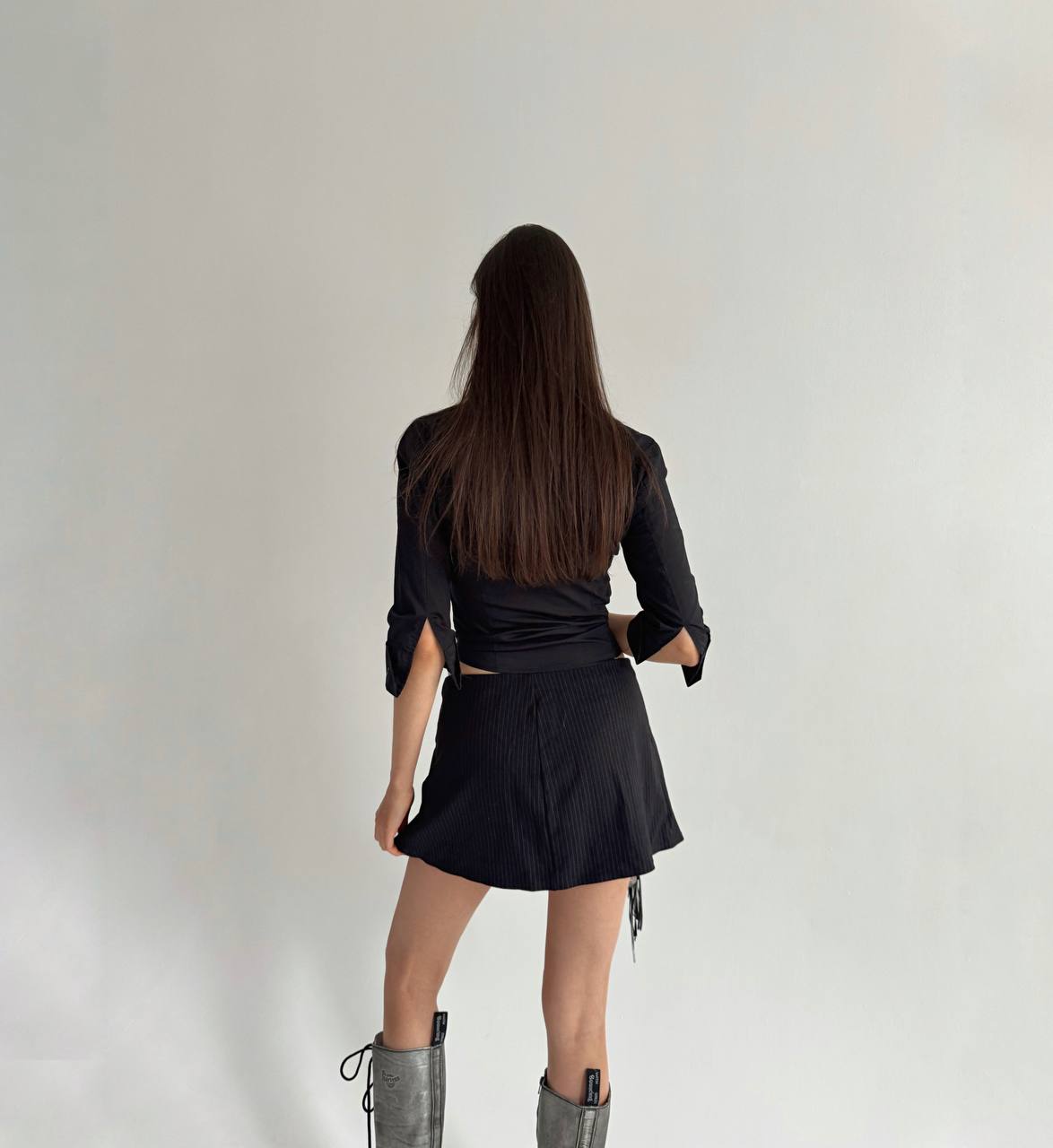 Vintage Y2K viscose mini skirt