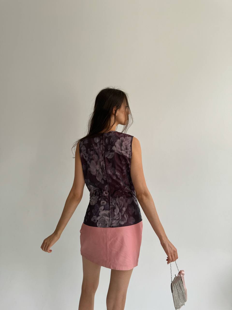 Vintage Plein Sud silk printed top