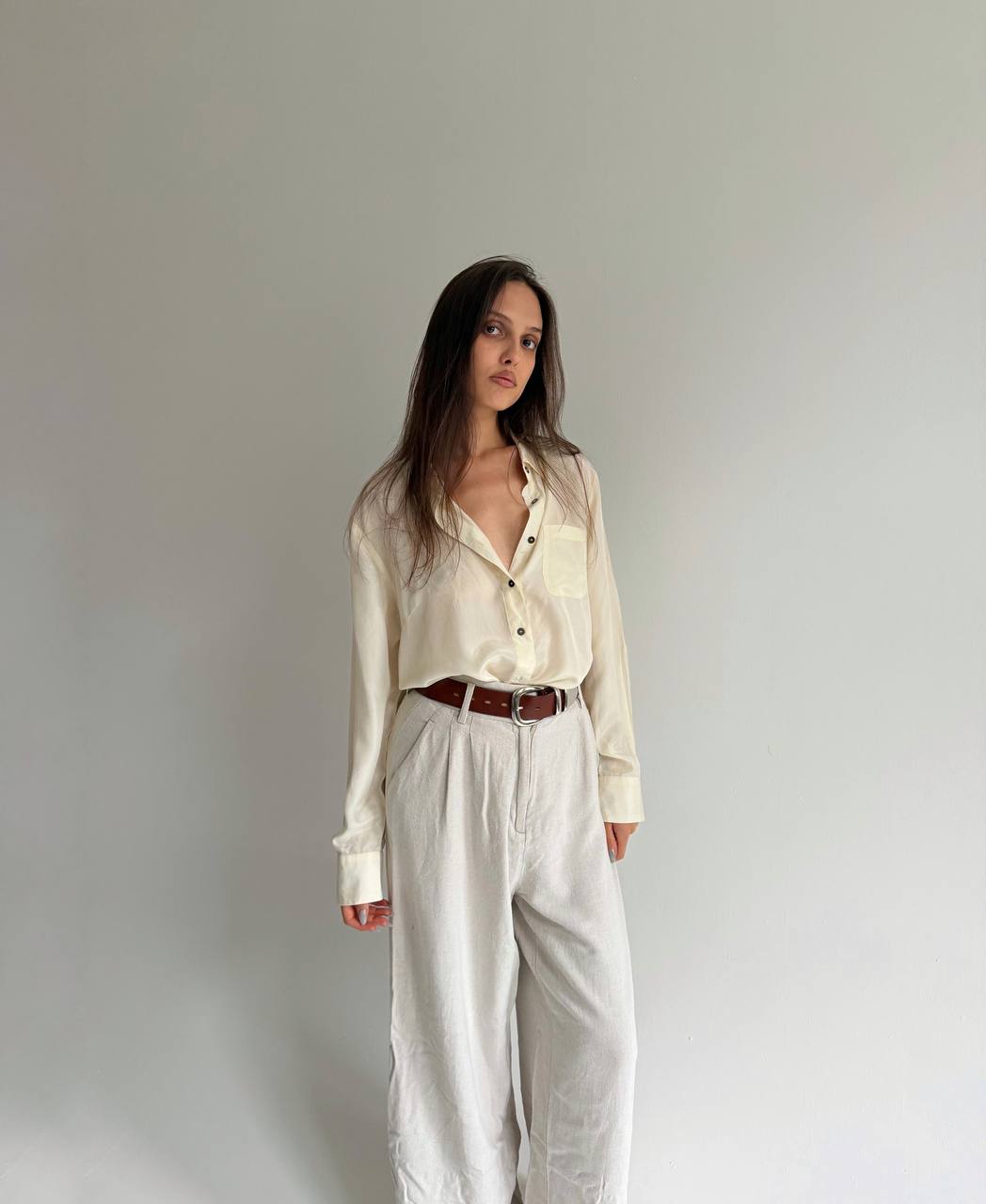 Vintage pure silk blouse