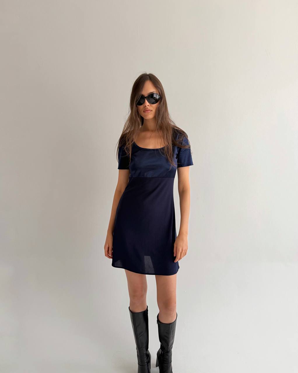 Vintage acetate blend French dress