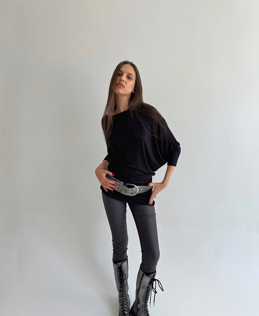 Vintage asymmetrical avant garde top