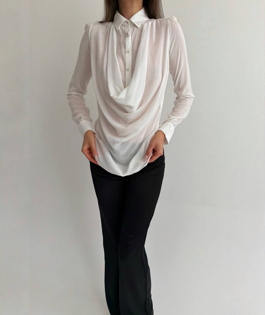 Vintage Plein Sud avant garde blouse
