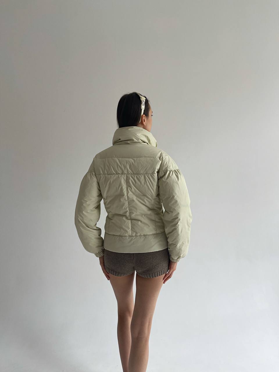 Blumarine beige puffer jacket