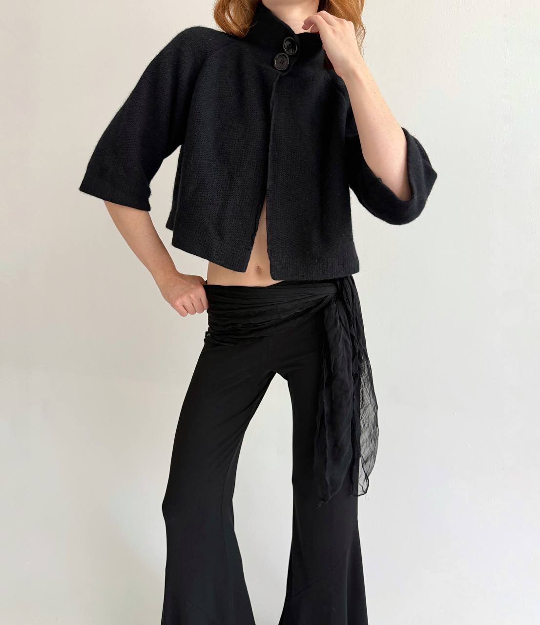 Vintage 70% lambswool 20% angora knitted cardigan