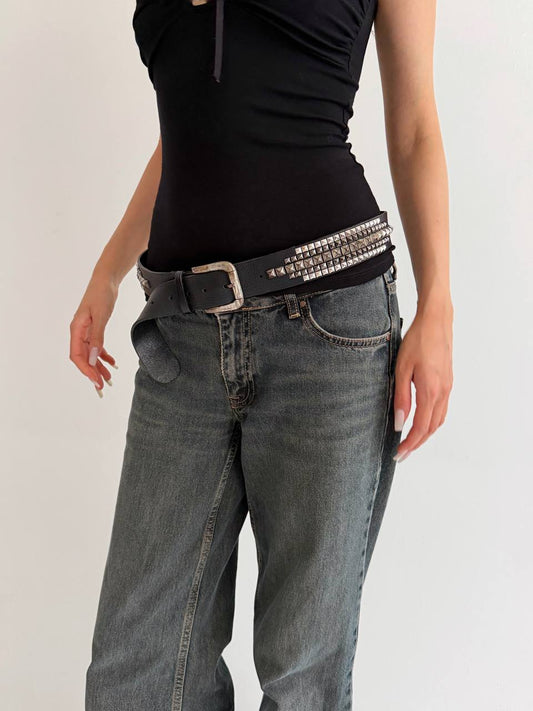 Vintage leather belt