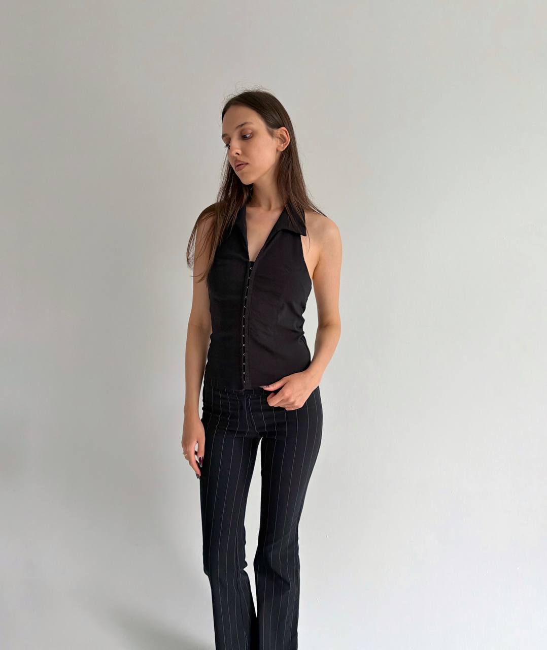 Vintage office siren vest top