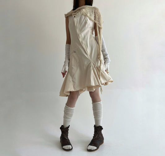 Vintage Plein Sud cotton deconstructed dress
