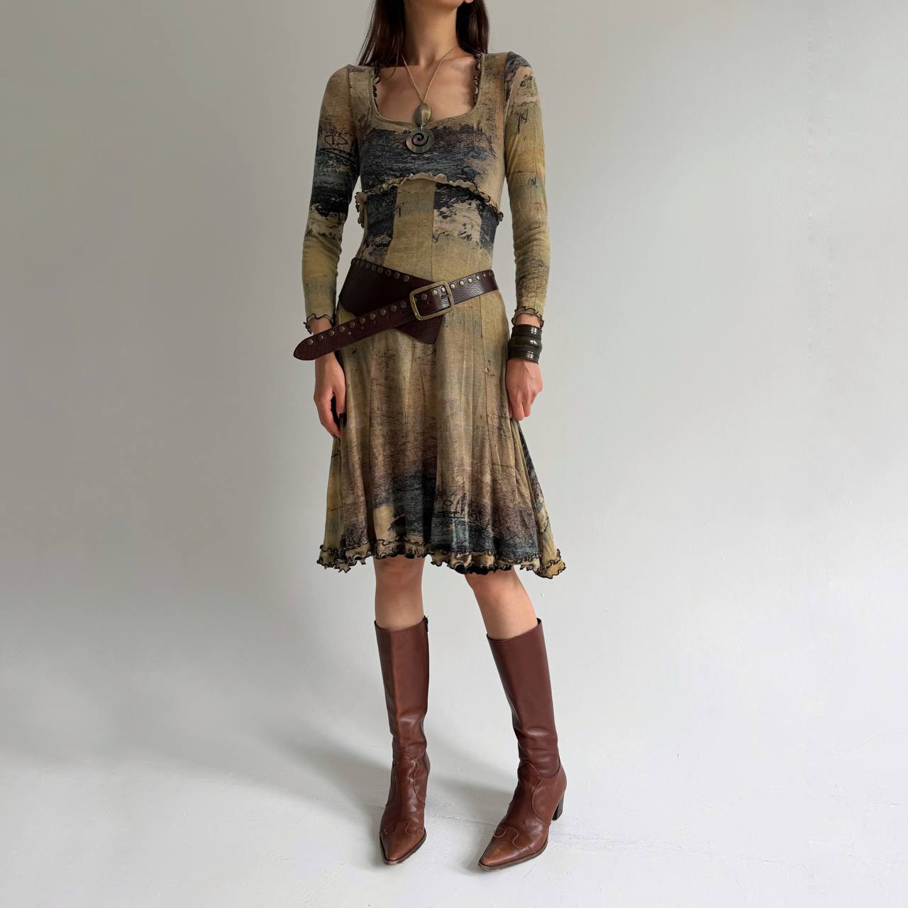 Vintage Italian printed dress