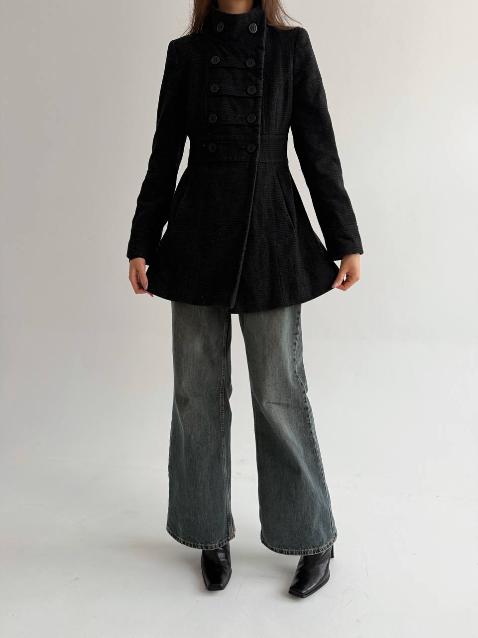 Vintage wool blend pea coat
