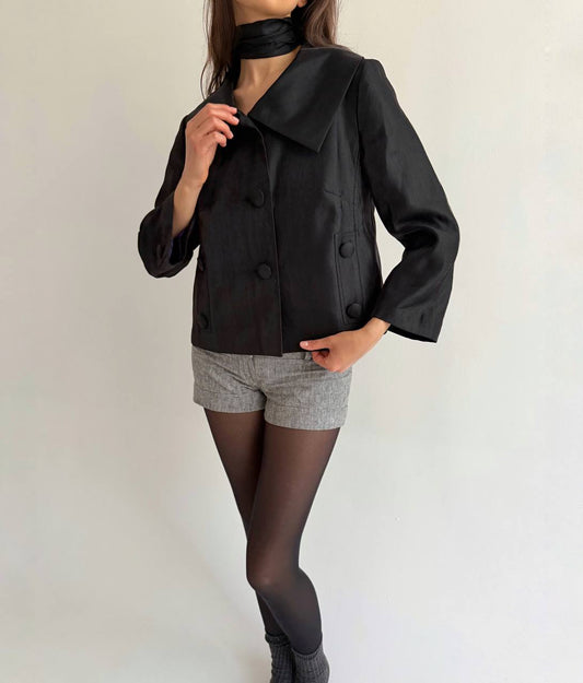 Vintage viscose button up jacket
