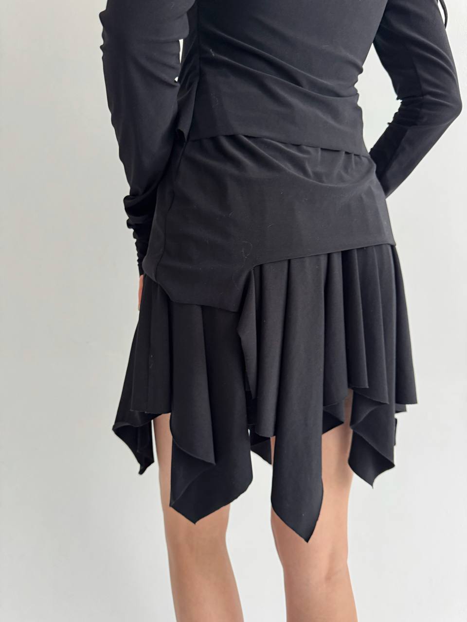 Vintage avant garde deconstructed blouse